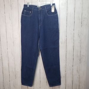 Vintage Deadstock NWT Denim Republic Blue High Waisted Mom Jeans Size 13/14.